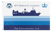 A mockup of the custom flag 'MGL Expedition Flag' on a white background