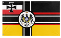 A mockup of the custom flag 'Weimar Republic  flag' on a white background