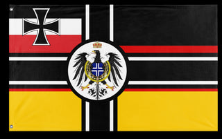 A mockup of the custom flag 'Weimar Republic  flag' on a white background