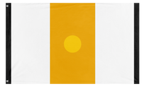 A mockup of the custom flag 'Great Brighton flag' on a white background