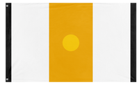 A mockup of the custom flag 'Great Brighton flag' on a white background