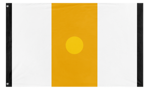 A mockup of the custom flag 'Great Brighton flag' on a white background