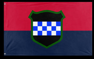 A mockup of the custom flag '99th RD flag' on a white background