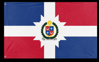 A mockup of the custom flag 'war flag' on a white background