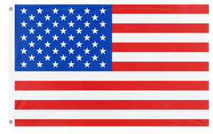 A mockup of the custom flag 'United States flag' on a white background