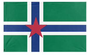 A mockup of the custom flag 'northern caforn flag' on a white background