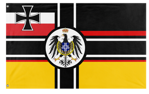 A mockup of the custom flag 'Second German Empire  flag' on a white background