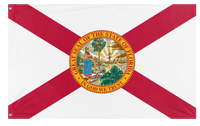 A mockup of the custom flag 'Florida State Flag' on a white background