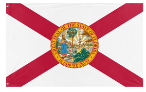 A mockup of the custom flag 'Florida State Flag' on a white background