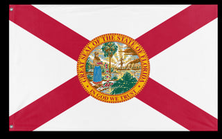 A mockup of the custom flag 'Florida State Flag' on a white background