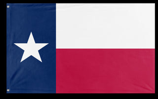 A mockup of the custom flag 'Texas State Flag' on a white background