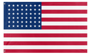 A mockup of the custom flag '48-Star Flag' on a white background