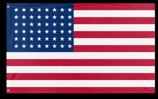 A mockup of the custom flag '48-Star Flag' on a white background