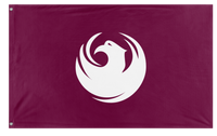 A mockup of the custom flag 'Arizona Phoenix Flag' on a white background