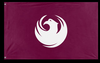 A mockup of the custom flag 'Arizona Phoenix Flag' on a white background