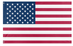 A mockup of the custom flag 'Native American Flag' on a white background