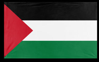 A mockup of the custom flag 'pal flag' on a white background