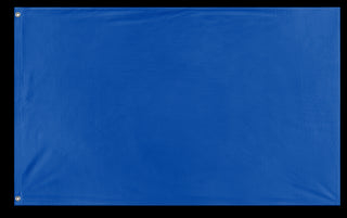 A mockup of the custom flag 'Race Officer blue Flag' on a white background