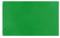 A mockup of the custom flag 'Race Officer Green Falg flag' on a white background