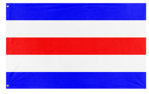 A mockup of the custom flag 'Charlie Signal Flag' on a white background