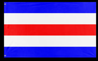 A mockup of the custom flag 'Charlie Signal Flag' on a white background