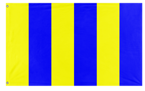 A mockup of the custom flag 'Golf Signal Flag' on a white background