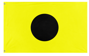 A mockup of the custom flag 'Indie Signal Flag' on a white background