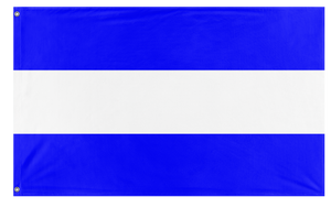 A mockup of the custom flag 'Juliet Signal Flag' on a white background