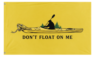 A mockup of the custom flag 'Kayak Flag 2 flag' on a white background