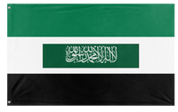 A mockup of the custom flag 'afgh flag' on a white background