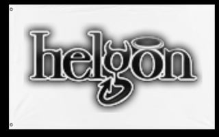 A mockup of the custom flag 'h flag' on a white background