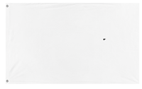 A mockup of the custom flag 'la ua flag' on a white background