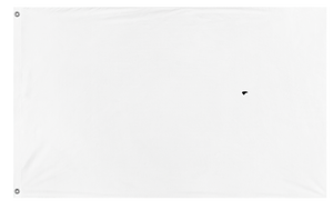 A mockup of the custom flag 'la ua flag' on a white background