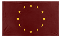 A mockup of the custom flag 'Alexandria flag' on a white background