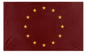A mockup of the custom flag 'Alexandria flag' on a white background