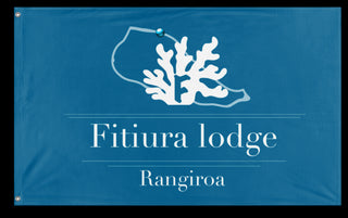 A mockup of the custom flag 'Rangi flag' on a white background