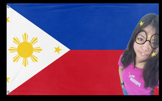 A mockup of the custom flag 'HASH flag' on a white background