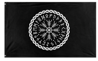 A mockup of the custom flag 'Viking Patrol  flag' on a white background