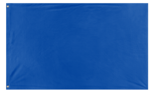 A mockup of the custom flag 'Race Officer blue Flag' on a white background