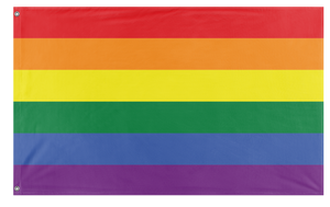 A mockup of the custom flag 'Traditional Flag' on a white background