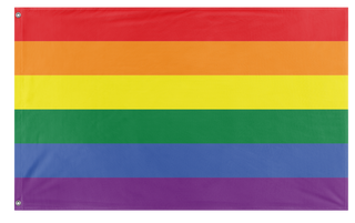 A mockup of the custom flag 'Traditional Flag' on a white background