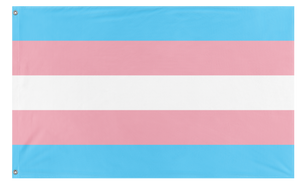 A mockup of the custom flag 'Transgender Flag' on a white background