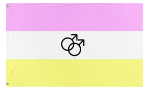 A mockup of the custom flag 'Twink Flag' on a white background