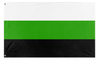 A mockup of the custom flag 'Neutrios Flag' on a white background