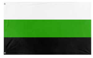 A mockup of the custom flag 'Neutrios Flag' on a white background