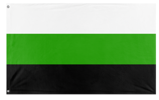 A mockup of the custom flag 'Neutrios Flag' on a white background