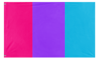 A mockup of the custom flag 'Androgyne Flag' on a white background