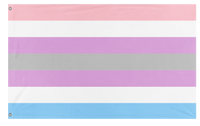 A mockup of the custom flag 'Intergender Flag' on a white background