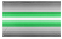 A mockup of the custom flag 'Anxiety Pride Flag' on a white background
