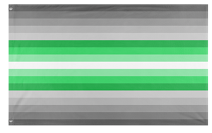 A mockup of the custom flag 'Anxiety Pride Flag' on a white background